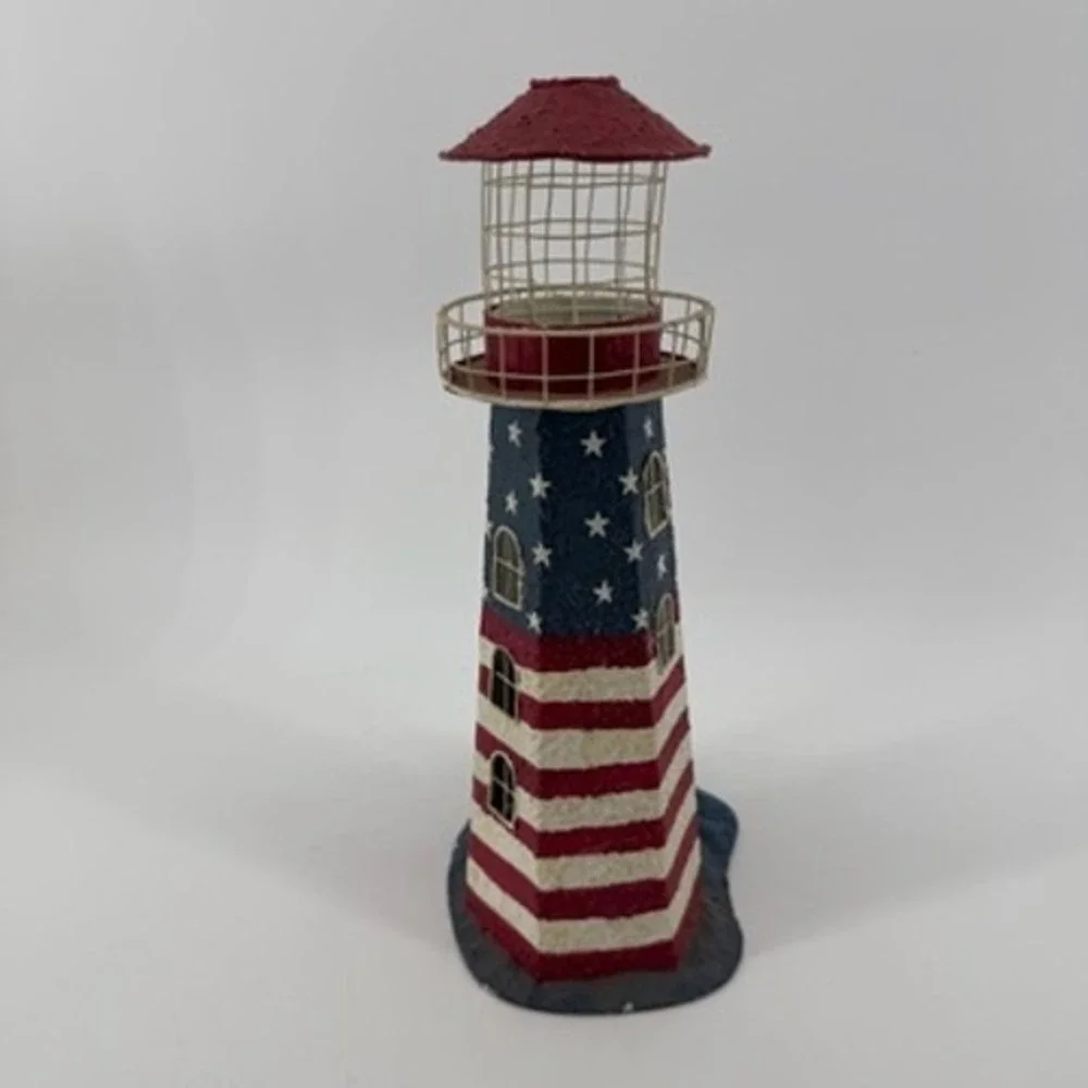 Unbranded patriotic lighthouse